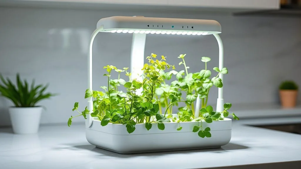 [DEMO] Smart Indoor Hydroponic Garden with LED Grow Light
